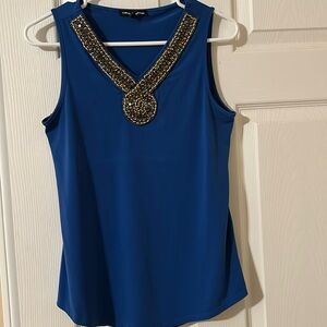 Cable & Gauge sleeveless blouse